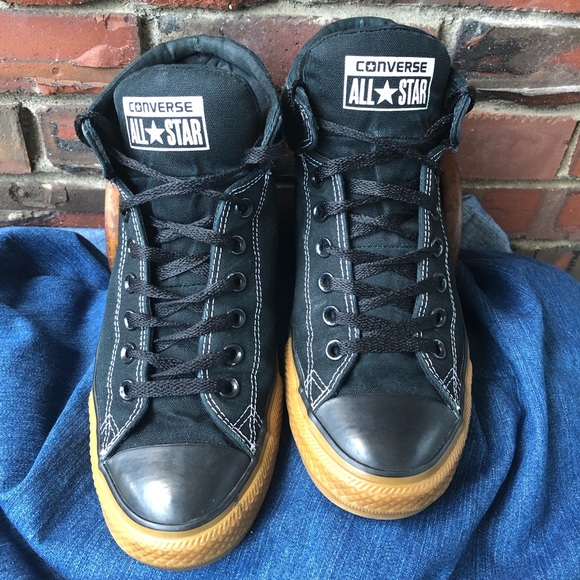 converse thick sole mens